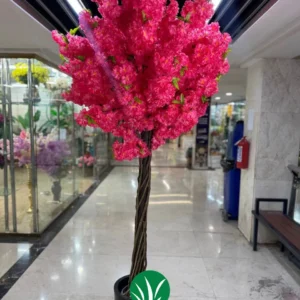 درختچه شکوفه هلو قرمز چمن گستر