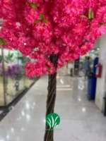 درختچه شکوفه هلو قرمز چمن گستر