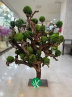 درختچه مصنوعی جاودان تنه طبیعی چمن گستر