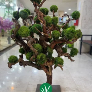 درختچه مصنوعی جاودان تنه طبیعی چمن گستر